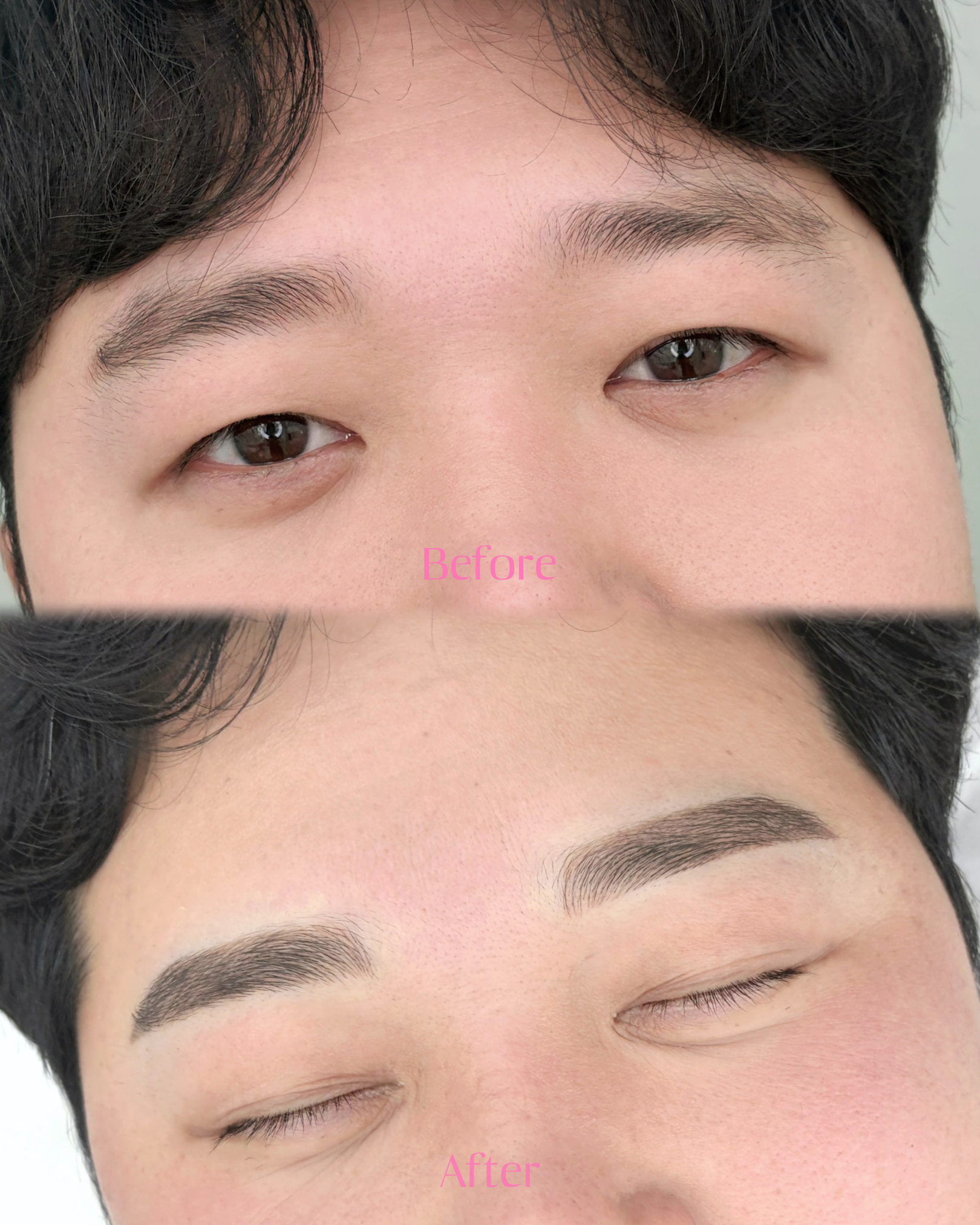 자연눈썹 화장 시술 결과 6
